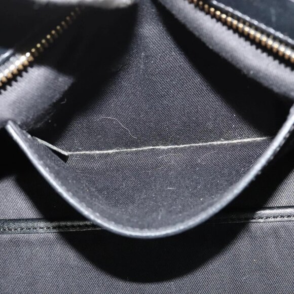 Chloe Little Alice Hand Bag Leather 2way Pink Black Auth am8634 - Picture 11 of 15